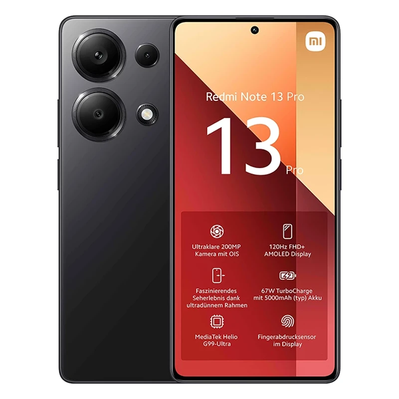 xiaomi_redmi_note_13_pro_black Xiaomi RedmiNote13Pro 256GB/8 Midnight Black China - Image 1