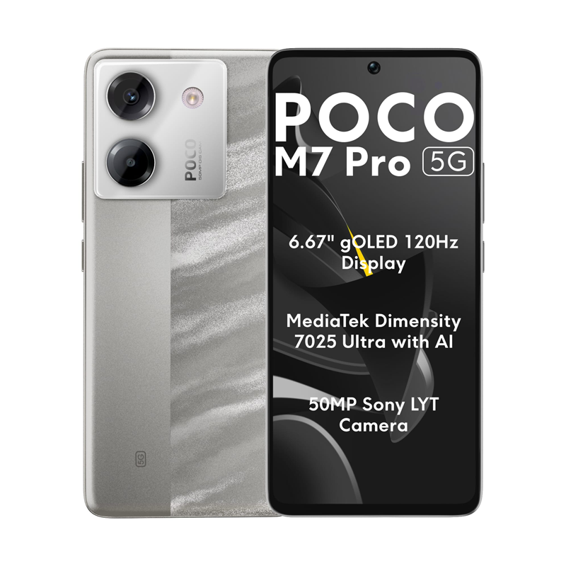 312 Xiaomi PocoM7pro/5G 256GB/12-2409FPCC4G-Silver-China - Image 1